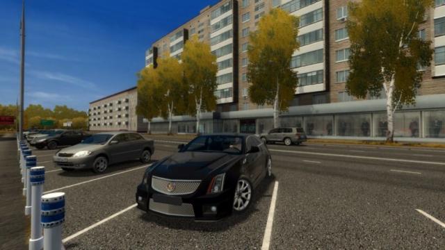 Cadillac CTS-V Coupe для City Car Driving