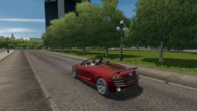 Audi R8 GT Spyder для City Car Driving