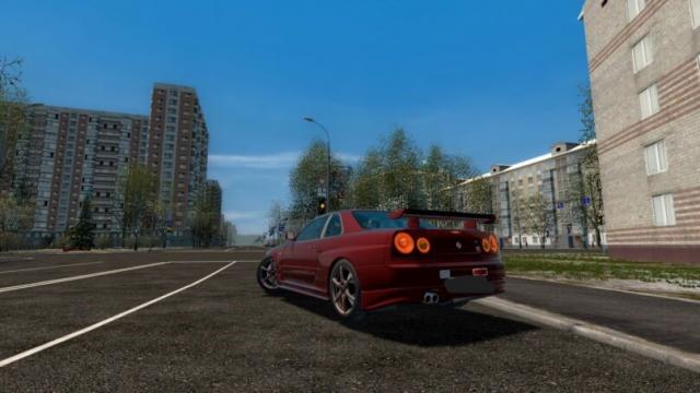 Nissan Skyline GTR V-Spec II для City Car Driving