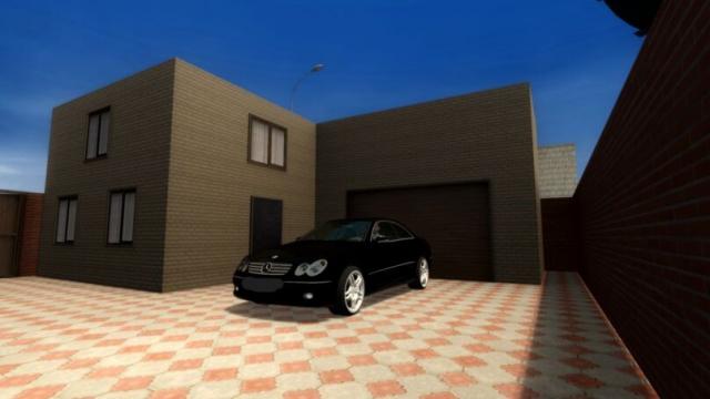 Mercedes Benz CLK 55 AMG для City Car Driving