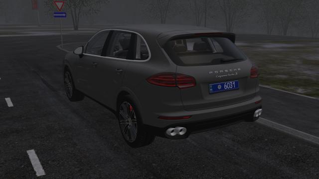 Porsche Cayenne Turbo S 2016 for City Car Driving