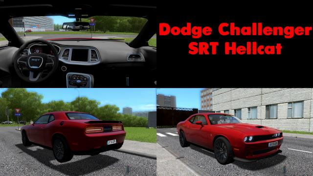 Dodge Challenger SRT Hellcat 2016 для City Car Driving