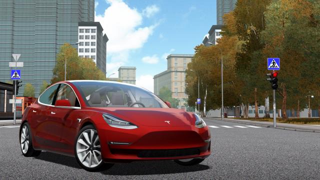 2018 Tesla Model 3 для City Car Driving