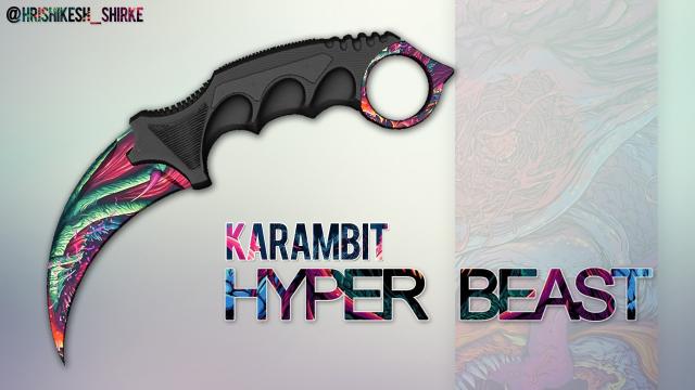 Керамбит Скоростной Зверь / Karambit : Hyper Beast