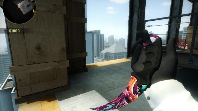 Karambit : Hyper Beast for Counter Strike Global Offensive