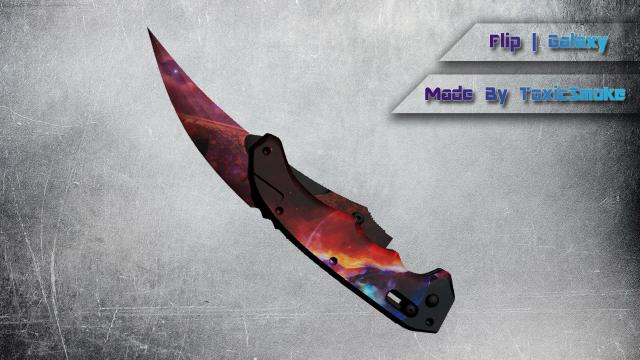 Складной Нож - Галатика / Flip Knife | Galaxy для Counter Strike Global Offensive
