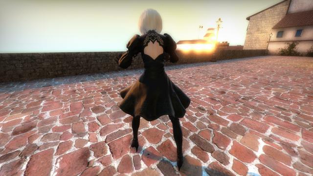 YoRHa 2B from Nier Automata for Counter Strike Global Offensive