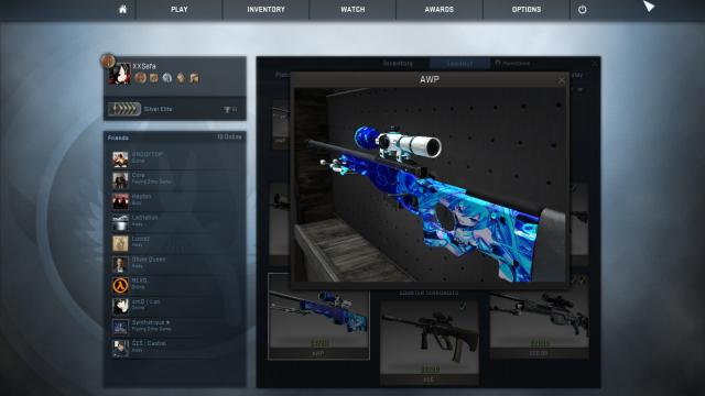 AWP Hatsune Miku for Counter Strike Global Offensive