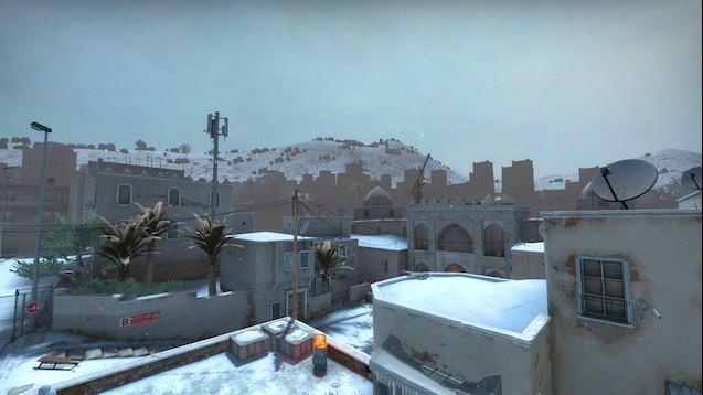 Dust 2 Winter для Counter Strike Global Offensive