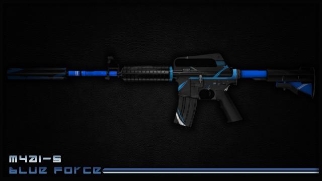 M4a1-S | Blue Force for Counter Strike Global Offensive