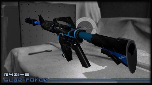 M4a1-S | Blue Force for Counter Strike Global Offensive