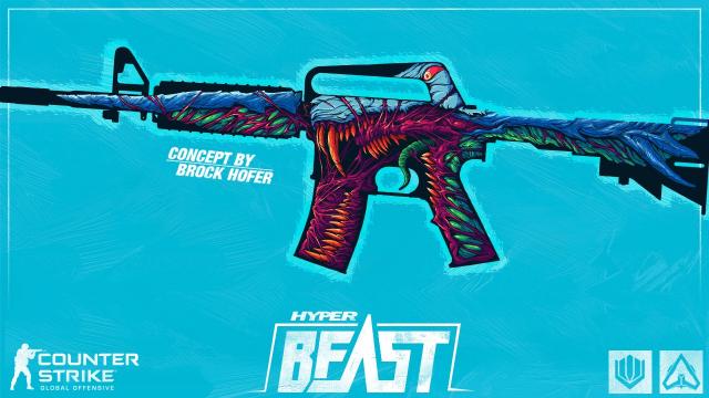 M4A1-S Скоростной зверь / M4A1-S | Hyper Beast для Counter Strike Global Offensive