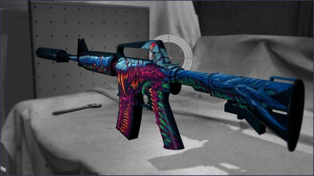 M4A1-S Скоростной зверь / M4A1-S | Hyper Beast для Counter Strike Global Offensive