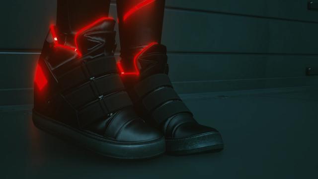 Tron-Inspired Shoes - FemV - ArchiveXL for Cyberpunk 2077