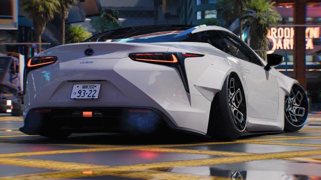 2021 Lexus LC 500 Liberty Walk for Cyberpunk 2077