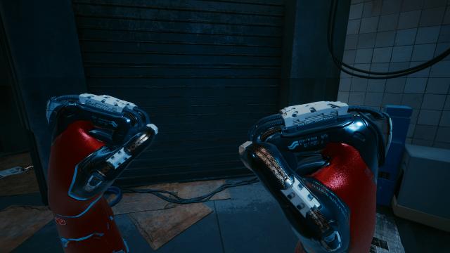 Красные руки Гориллы / Gorilla Arms - Red для Cyberpunk 2077