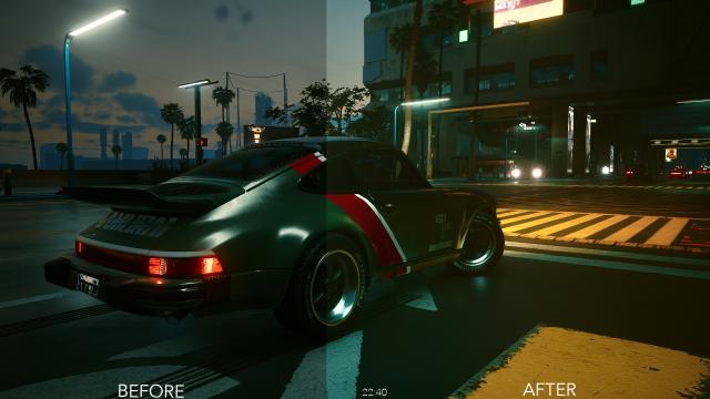 Mundu's Lighting Overhaul Reshade Preset for Cyberpunk 2077