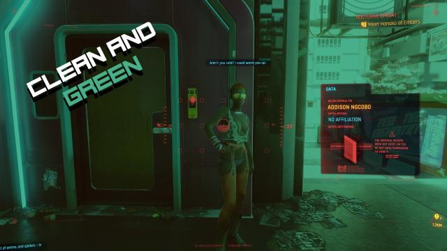 Чистое меню взлома / Spicy Clean Hack Screen для Cyberpunk 2077