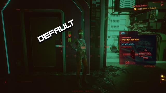 Spicy Clean Hack Screen for Cyberpunk 2077