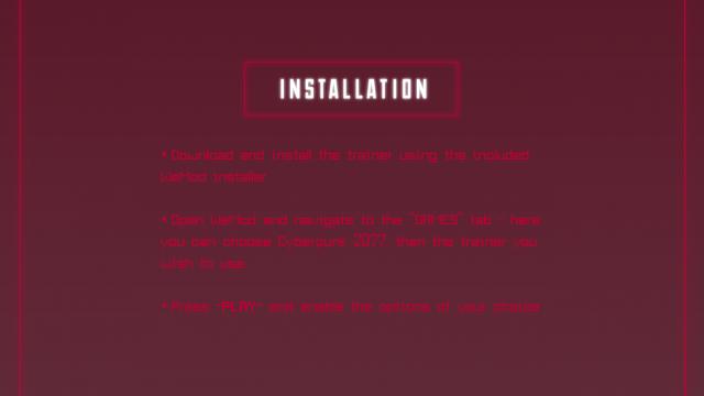Трейнер / Cyberpunk 2077 Trainer - FLiNG - Auto Update для Cyberpunk 2077