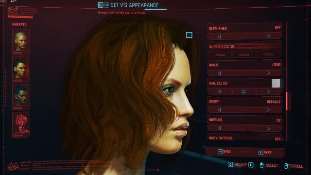 Black Widow Preset (Cybercat) for Cyberpunk 2077