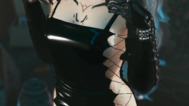 Lotus Dress - Archive XL for Cyberpunk 2077