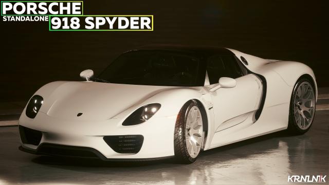 Porsche 918 Spyder для Cyberpunk 2077