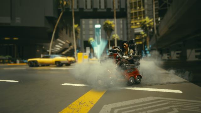 Drivable Mobility Scooter for Cyberpunk 2077