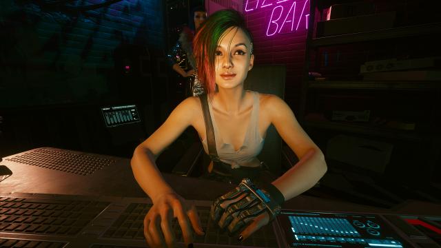 Judy Tattoos Removal for Cyberpunk 2077