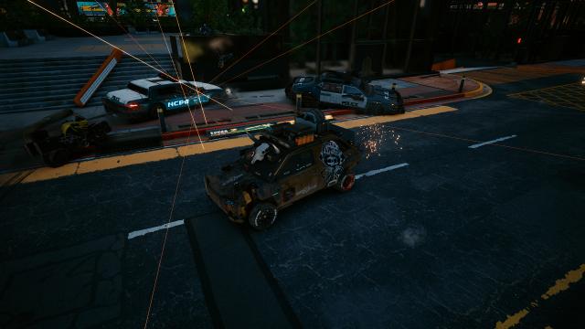 Полицейские используют транспортные средства / Police Chases - Vehicles для Cyberpunk 2077