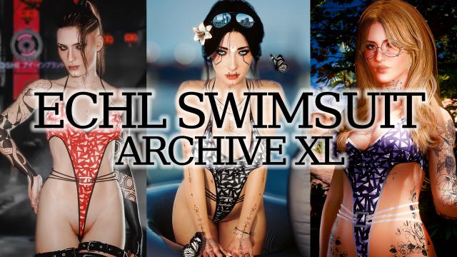 Echl Swimsuit - Archive XL for Cyberpunk 2077