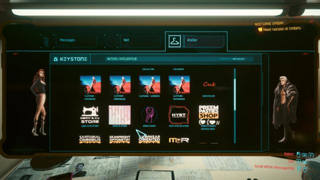 Disco's Store (Virtual Atelier) for Cyberpunk 2077