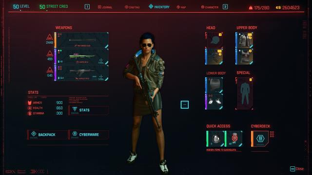 100%  Cyberpunk Savegame story 100 Female Streetkid