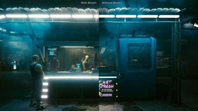 Bloom and Green Tint Removal for Cyberpunk 2077
