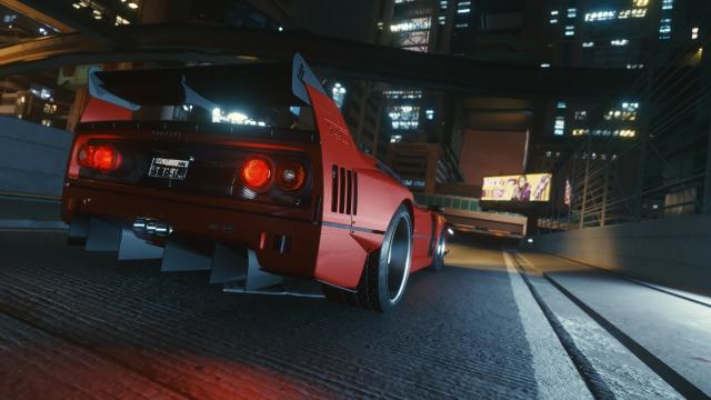 Ferrari F40 для Cyberpunk 2077