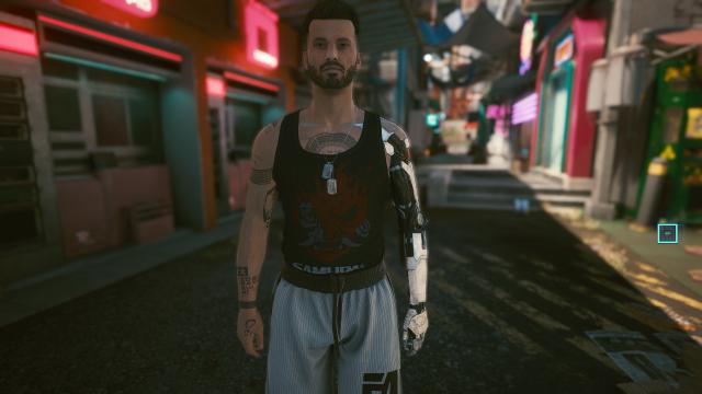 Johnny Silverhand's Arm and Tattoos for Cyberpunk 2077