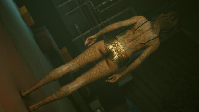 Kala's Valentino Tattoos for Masculine and Feminine V for Cyberpunk 2077