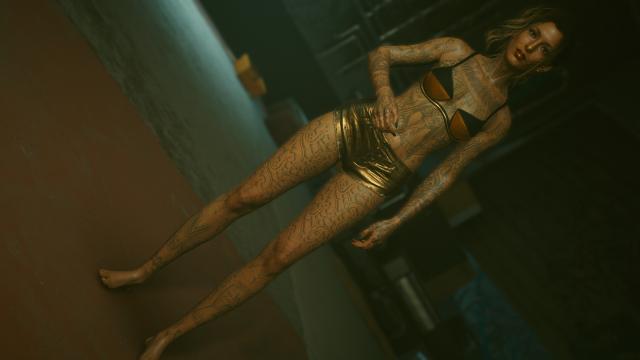 Kala's Valentino Tattoos for Masculine and Feminine V for Cyberpunk 2077