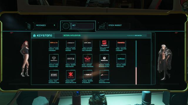 A.G.I.S. - All Game Items Store (Virtual Atelier) for Cyberpunk 2077