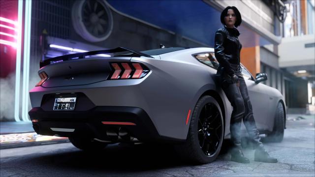 2024 Ford Mustang GT для Cyberpunk 2077