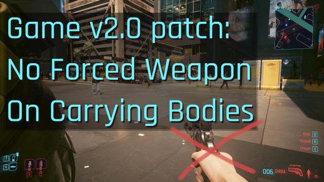 No Forced Weapon On Carrying Bodies