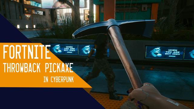 Pickaxe Mod for Cyberpunk 2077