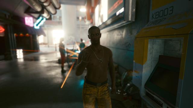 Амулет-пуля только для мужского Ви / Bullet Necklace для Cyberpunk 2077