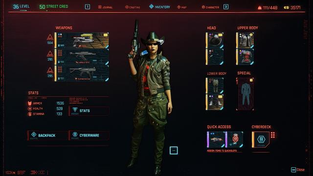 Конверт текущего снаряжение в легендарные аналоги / Convert equipped weapons and clothing to legendary для Cyberpunk 2077