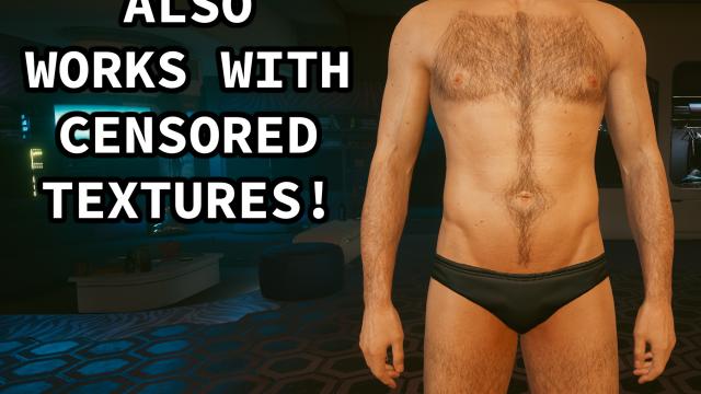 Волосатые мужские тела / Hairy Masculine V 4k для Cyberpunk 2077