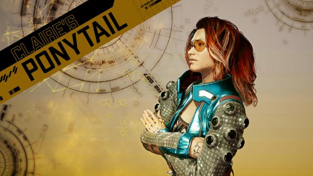 Хвостик / Claire's Ponytail для Cyberpunk 2077
