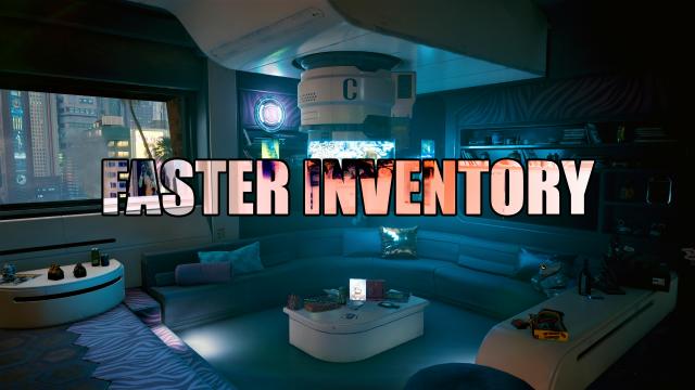 Faster Inventory for Cyberpunk 2077
