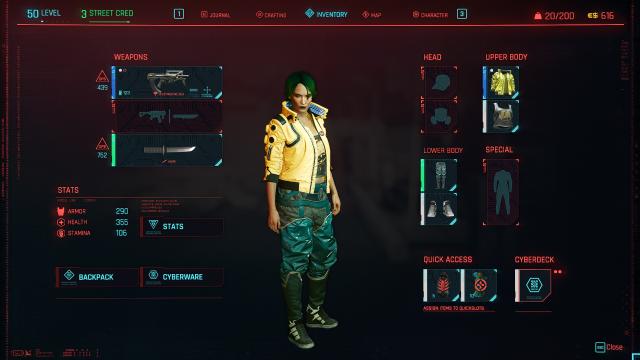 50    Level 50 at Start Saves for Cyberpunk 2077