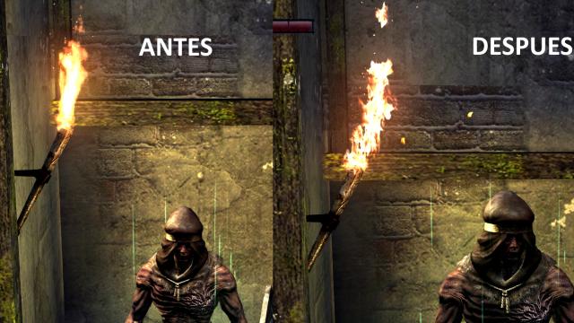 New Torch Fire Effect for Dark Souls