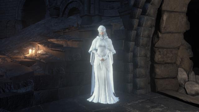 Белый реколор Хранительницы Огня / Recoloured Firekeeper - White для Dark Souls 3